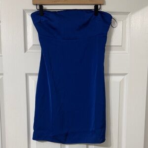 ASOS Vibrant Blue Strapless Dress